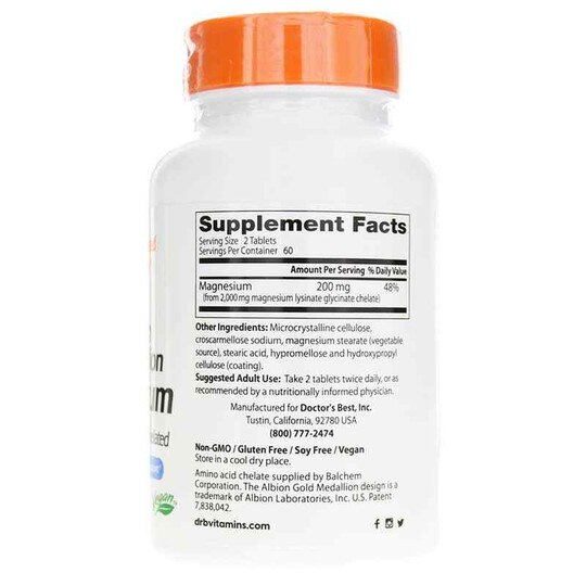 High Absorption Chelated Magnesium, DRB